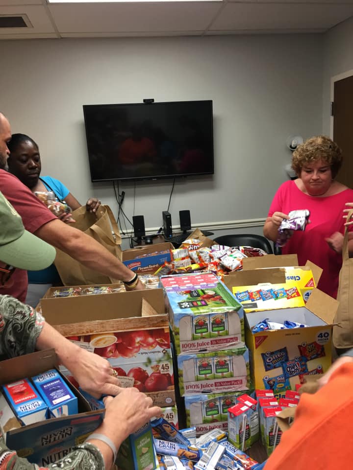 Donated Food at Westside Terrace