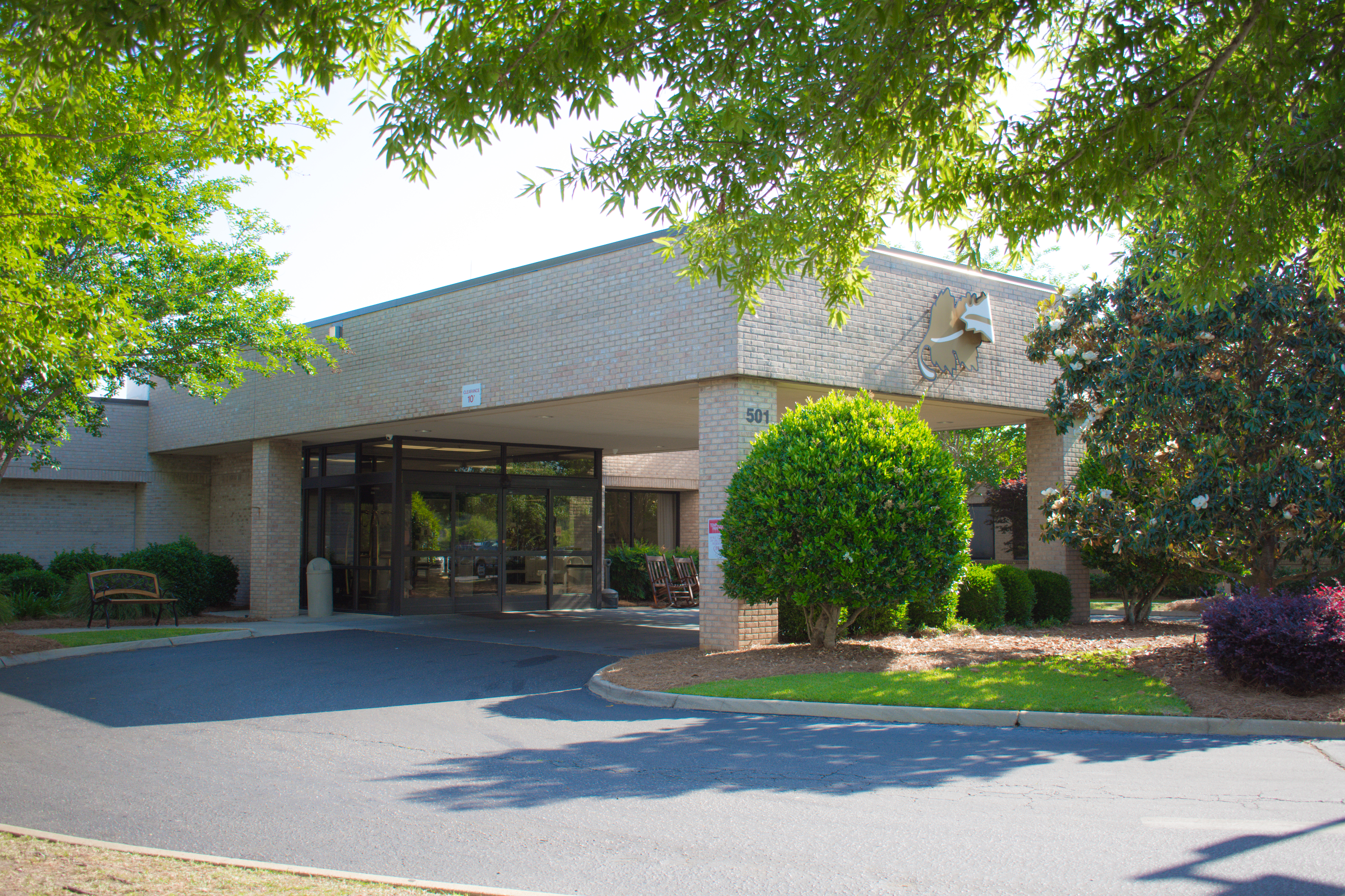 Front entrance to Westside Terrace