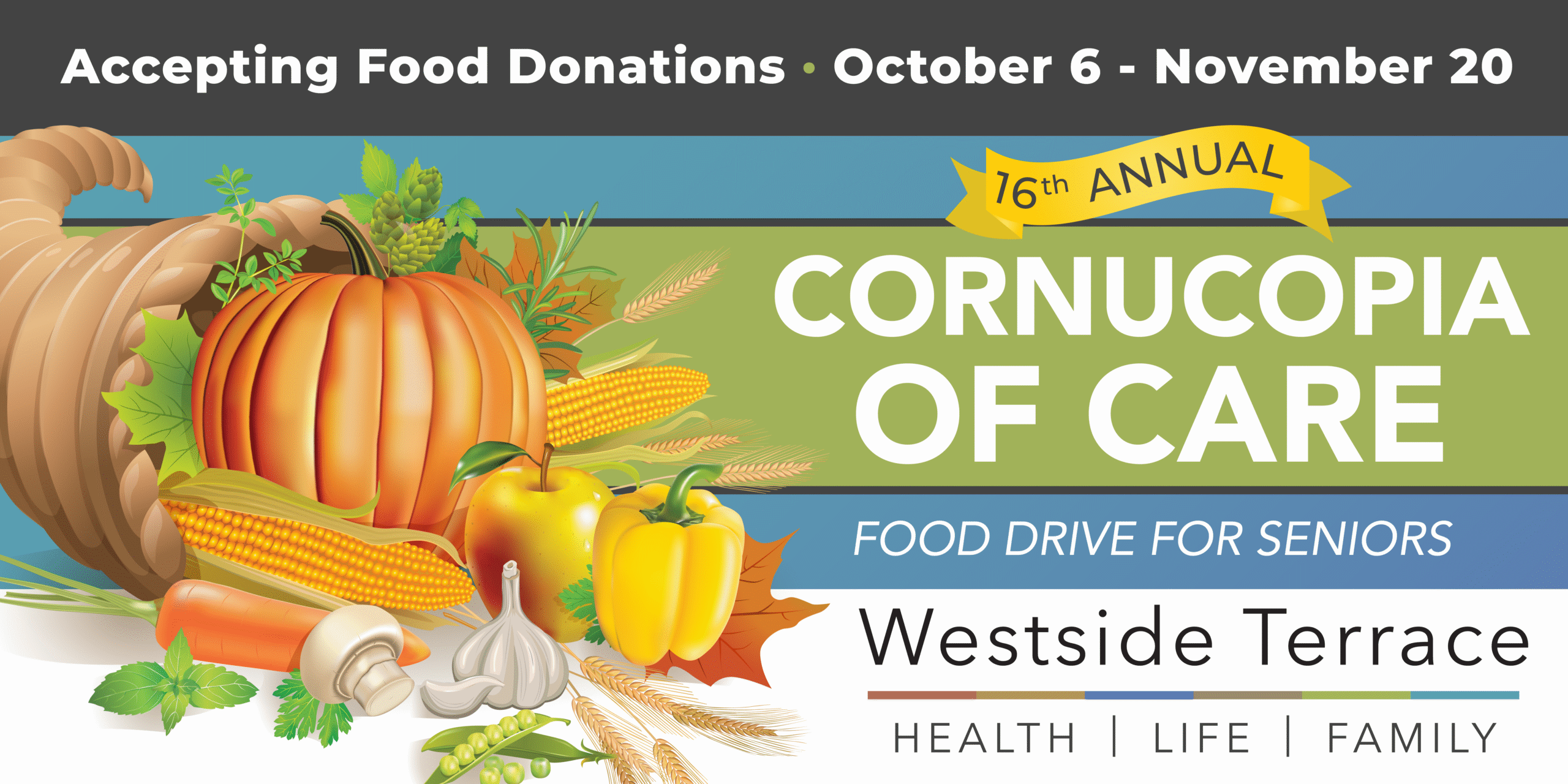 Westside Terrace's 16th Annual Cornucopia of Care graphic